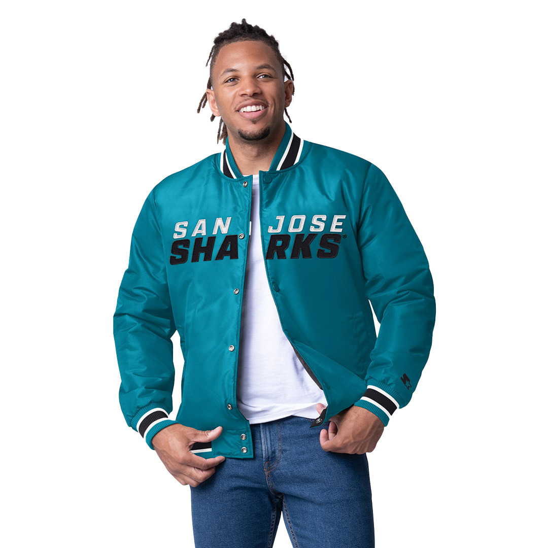 San Jose Sharks G3 Wordmark Satin Jacket