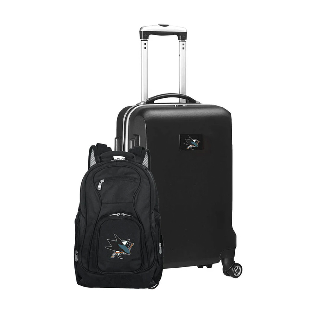 San Jose Sharks MOJO Deluxe 2-Piece Backpack and Carry-on Set