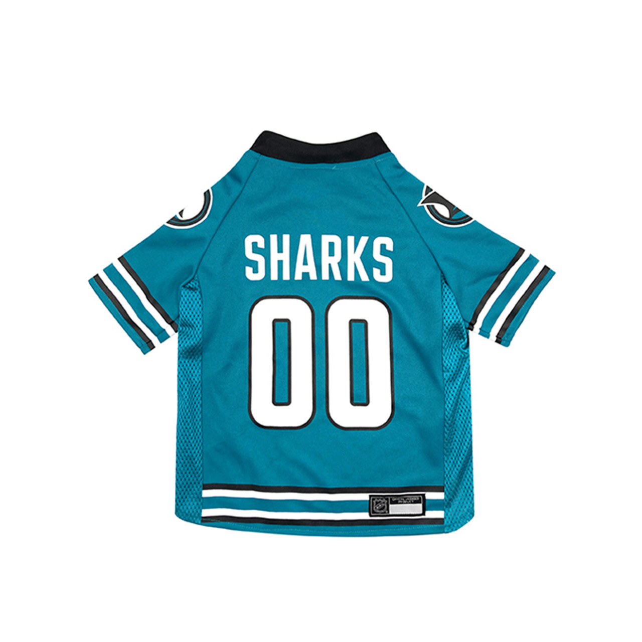 San Jose Sharks Evolve Logo Teal Pet Jersey