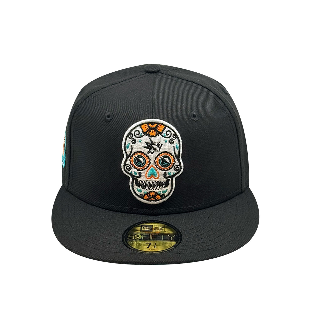 San Jose Sharks New Era 5950 2025 Los Tiburones Sugar Skull Fitted