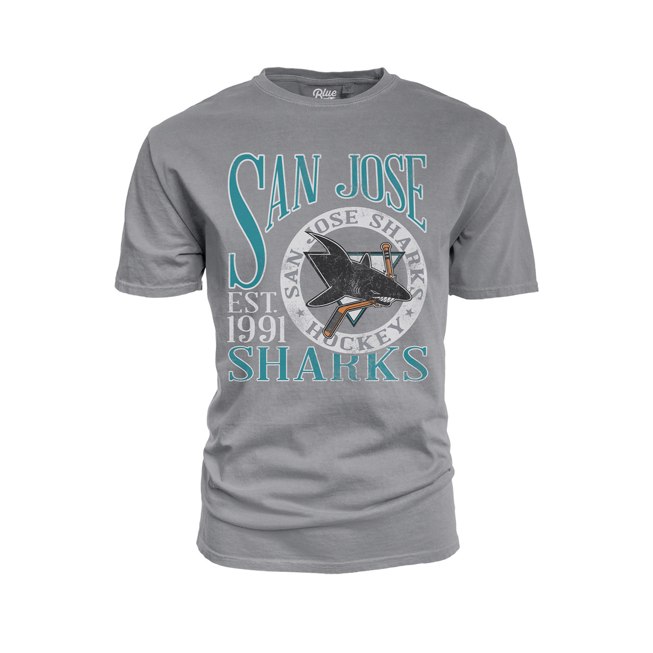San Jose Sharks Blue84 Established Heritage Tee