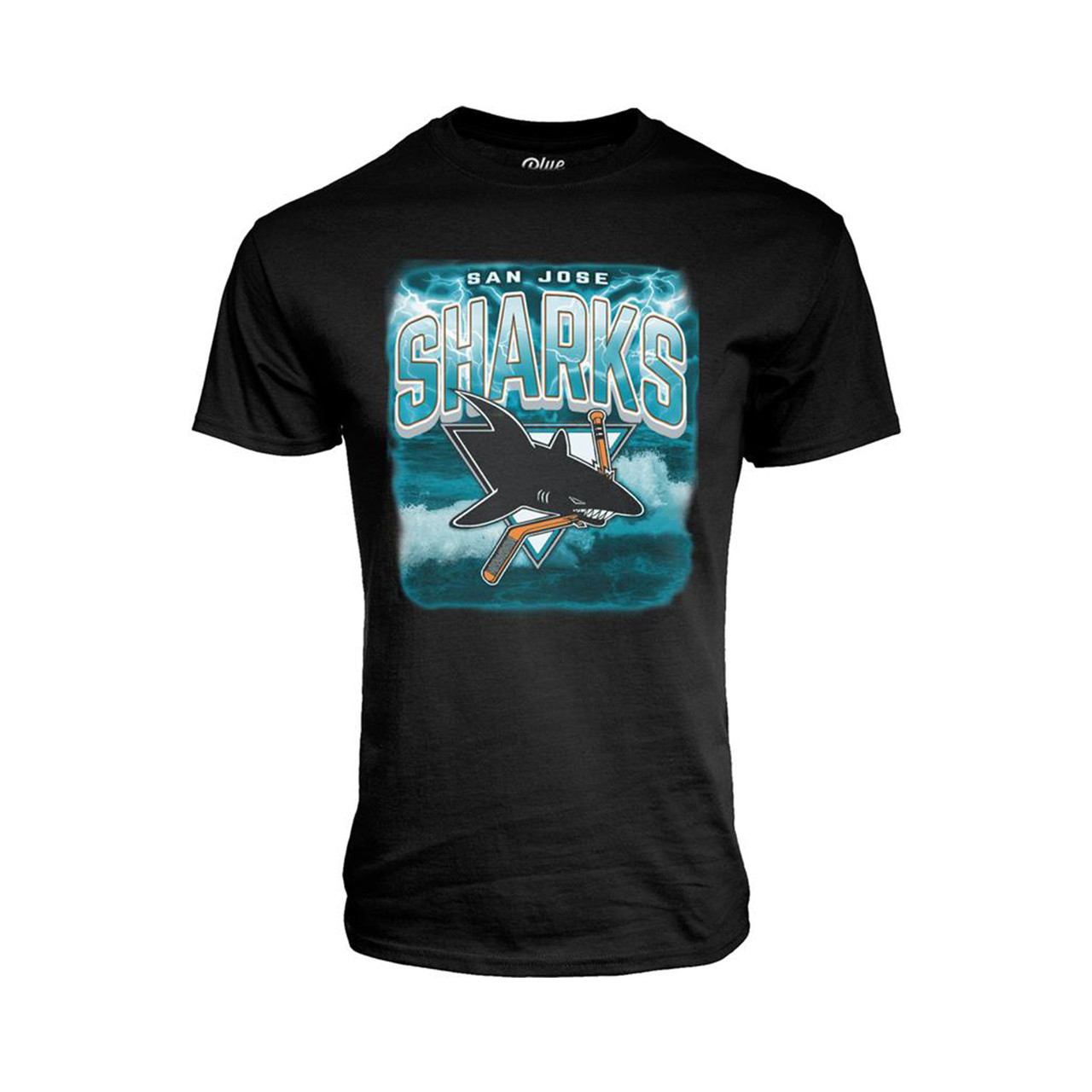 San Jose Sharks Blue84 Heritage Stormy Sea Tee