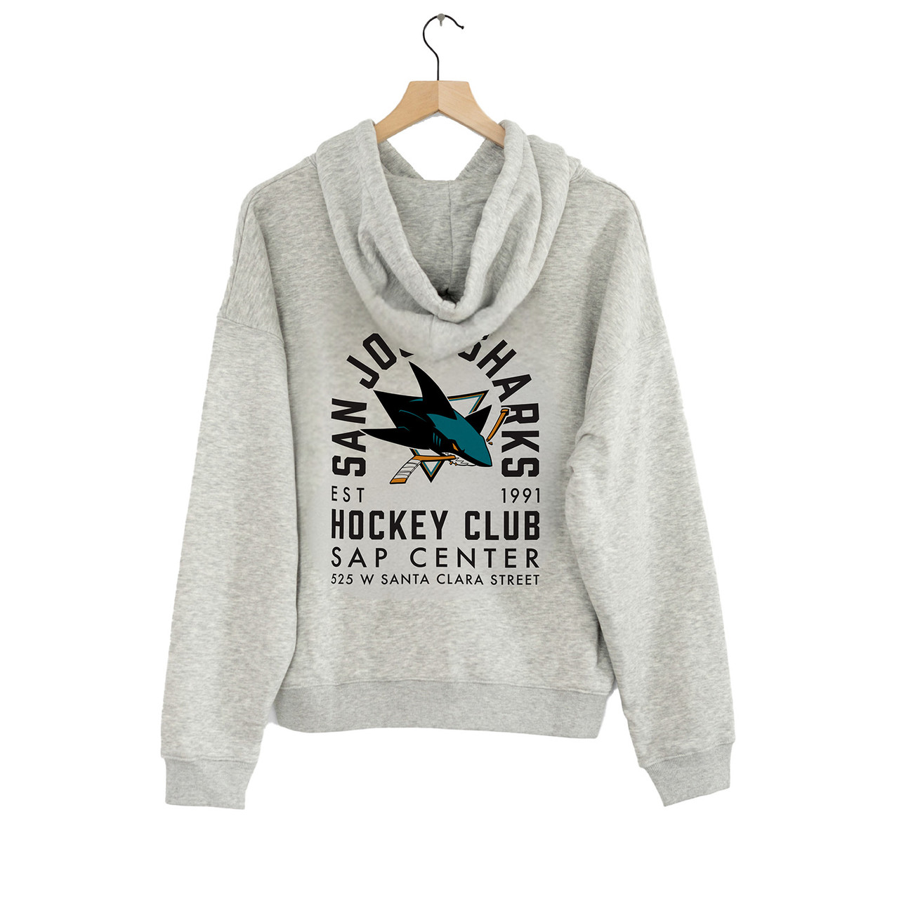 Women's San Jose Sharks Line Change Team Zip-Up Hoodie