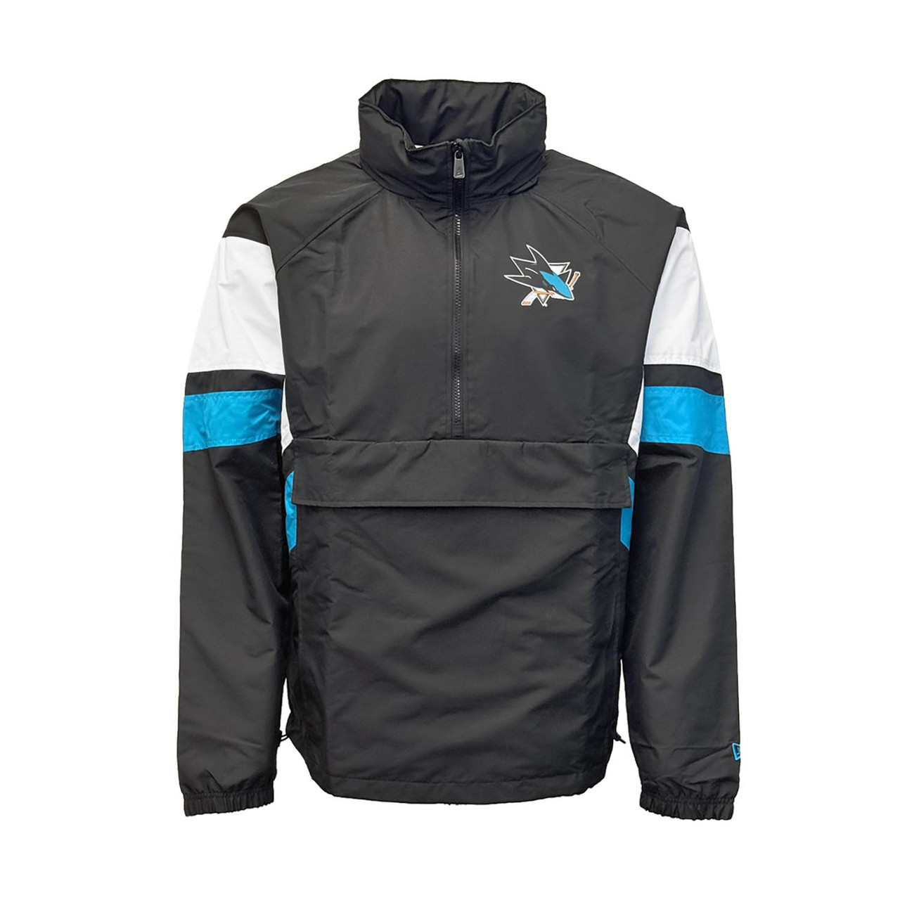 San Jose Sharks New Era Iconic Anorak Quarter Zip Jacket