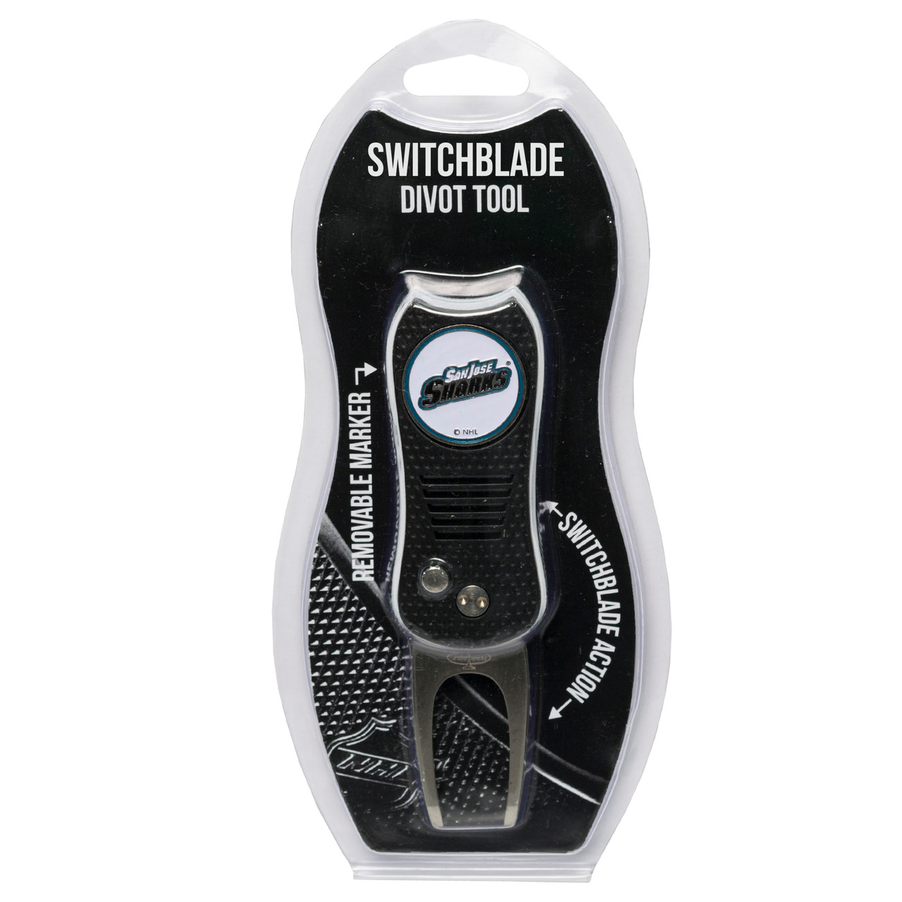 San Jose Sharks Golf Switchblade Divot Tool