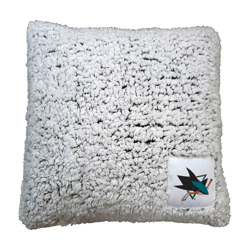 San Jose Sharks 16'' x 16'' Frosty Sherpa Pillow