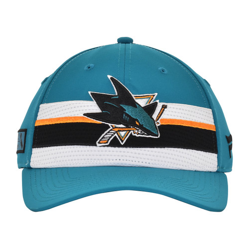 San Jose Barracuda Sharks NHL Orange Cap Hat Hockey Adjustable New