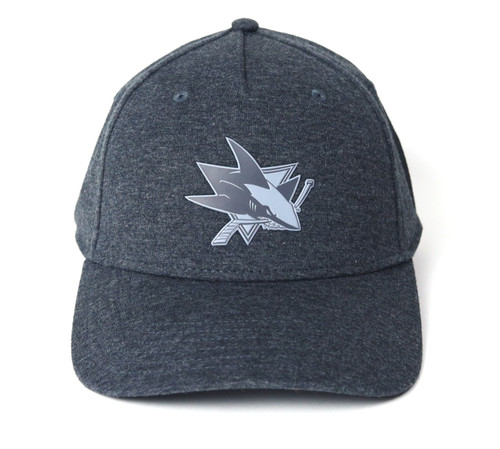 San Jose Sharks 5 Panel Silicone Crest Adjustable