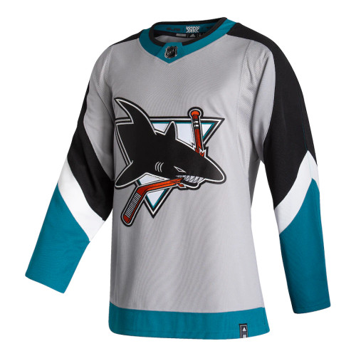 Logan Couture San Jose Sharks Adidas 2022 Primegreen Reverse Retro Authentic NHL Hockey Jersey - Reverse Retro / XXS/42