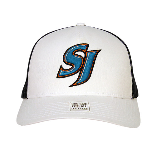 San Jose Barracuda CCM SJ Logo Mesh Trucker Hat