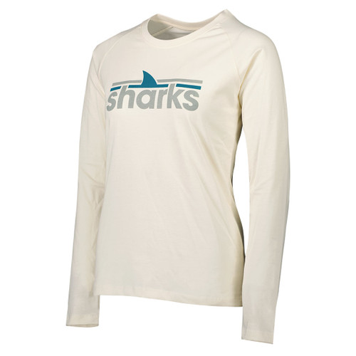 San Jose Sharks Women's Tomboy T-Shirt - Gray/Teal