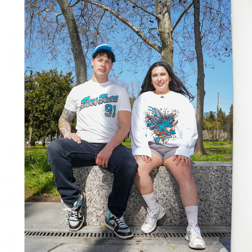 San Jose Sharks Freak Shark White Tee