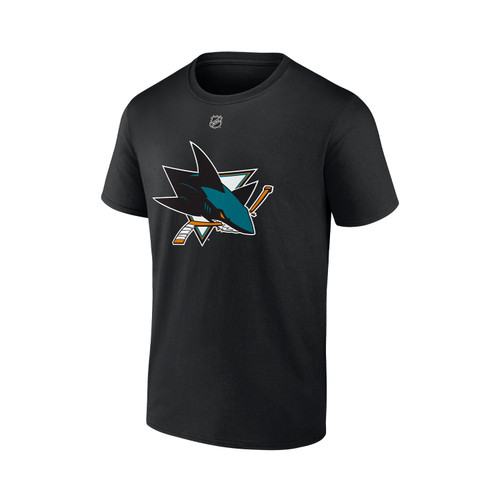 San Jose Sharks Fanatics #71 Macklin Celebrini N&N Black Tee