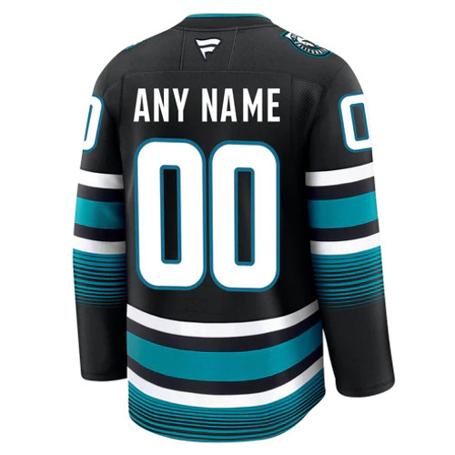 San Jose Sharks Fanatics Cali Fin Premium Jersey