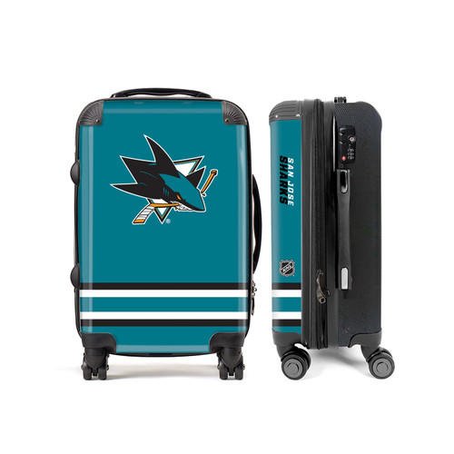 San Jose Sharks Branded Luggage Primary Black 28