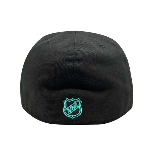 San Jose Sharks New Era 5950 Shark Bite Fitted Black Hat