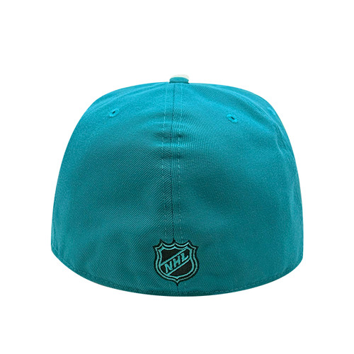 San Jose Sharks New Era 5950 Shark Bite Fitted Teal Hat