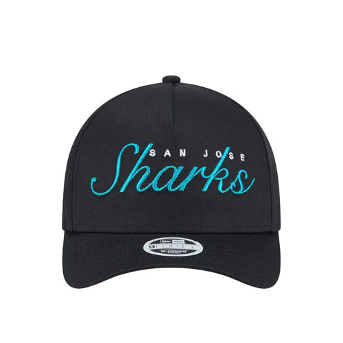 Women's San Jose Sharks New Era Metallic 940 M-Crown A-Frame Snap Hat