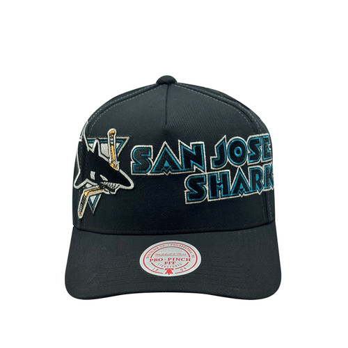 San Jose Sharks Mitchell & Ness Retro Pro Pinch Snap Hat