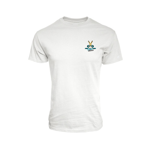 San Jose Sharks Beer Stick White Tee