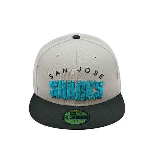 San Jose Sharks New Era 5950 2Tone Retro Chomp Fitted Hat