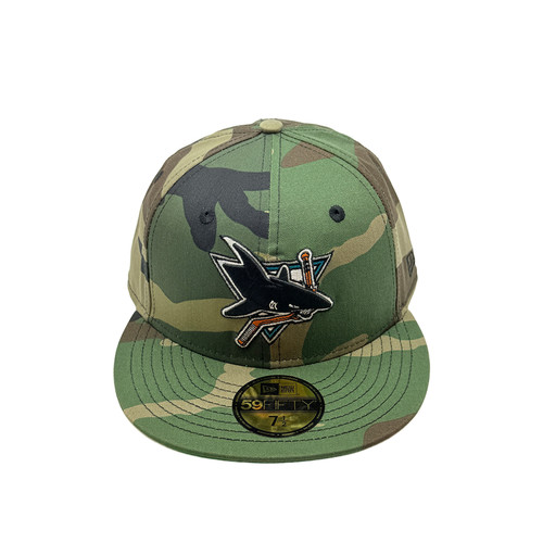 San Jose Sharks New Era 5950 Retro Heritage Camo Fitted Hat