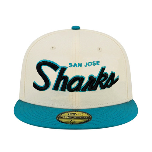 San Jose Sharks New Era 5950 New Age Script Fitted Hat