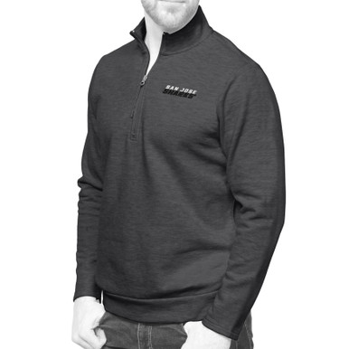 San Jose Sharks Men's Gambit Quarter Zip Pullover