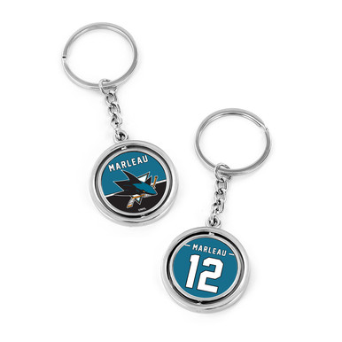 San Jose Sharks Marleau Spinning Keychain