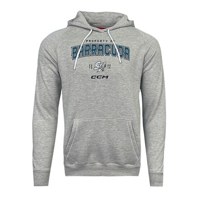 Men's San Jose Barracuda Property of Barracuda Hoodie - Gray