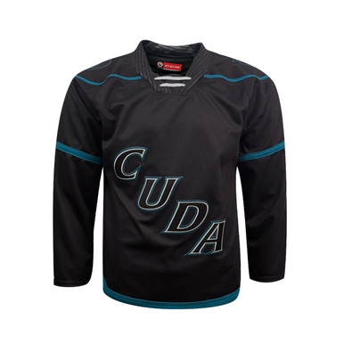 Men's CCM White San Jose Barracuda Away Premier Jersey