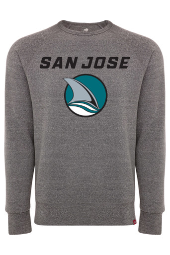 SAN JOSE SHARKS Sweatshirt Sweater Crew Neck Pullover National 