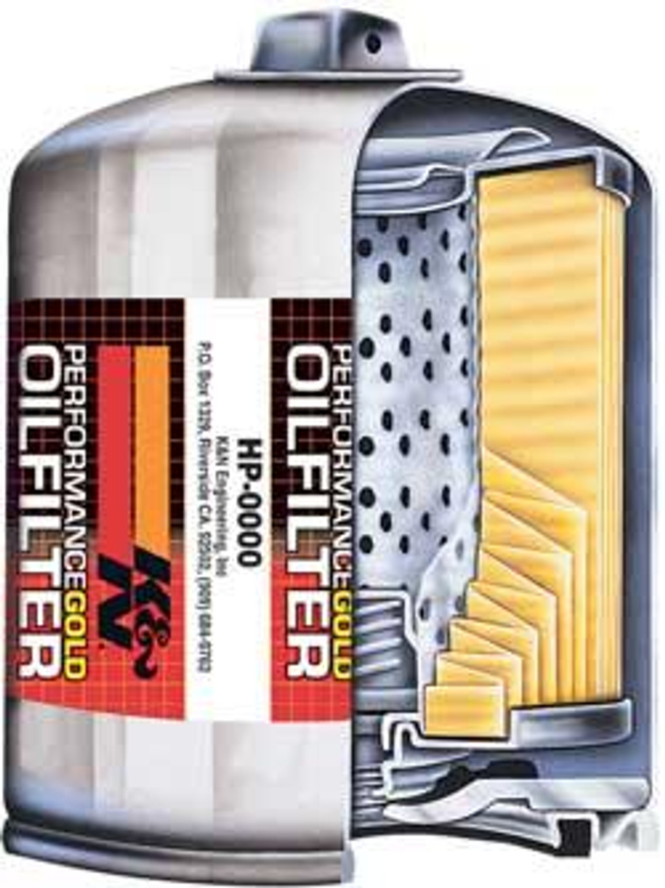 HP-1004   -K&N Performance Gold Oil Filter SUBARU -BRZ -SCION FR-S
