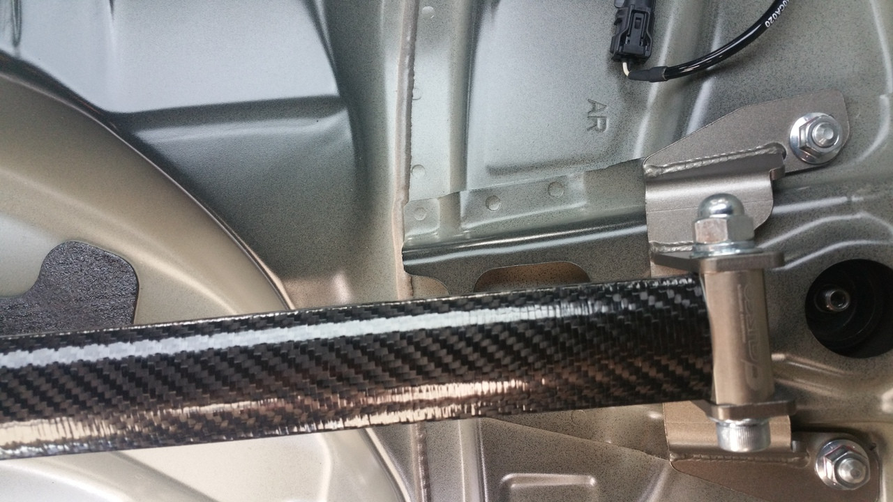 965 536 A  -Cusco Rear Strut Bar Carbon Wrap - Type OS SUBARU -BRZ -SCION FR-S
