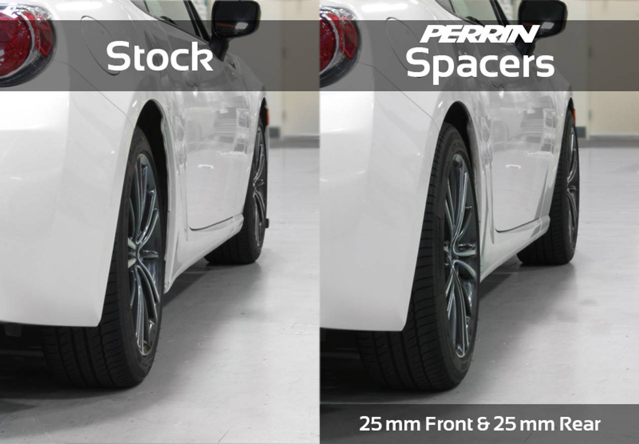 PSPWHL0XXBK - PERRIN WHEEL SPACERS 25MM & 30MM FOR 5-100 BOLT PATTERN