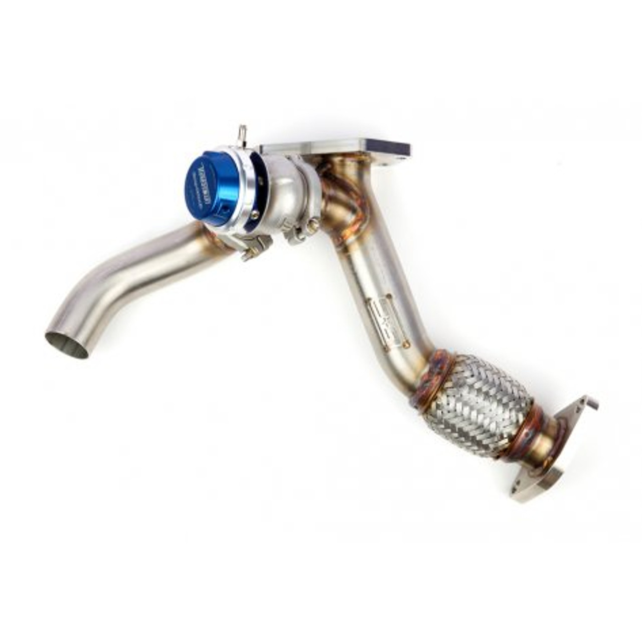 GRIMMSPEED WASTEGATE UP PIPE W/ DUMP TUBE 44/55MM V-BAND