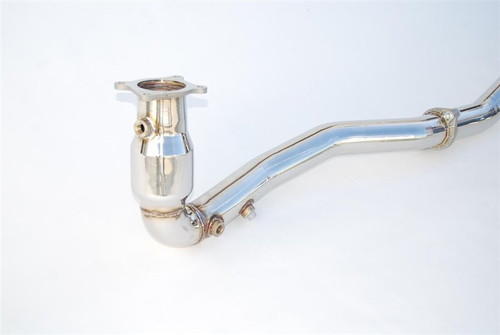 Invidia Catted Stainless Steel Downpipe - 2015+ WRX (CVT)