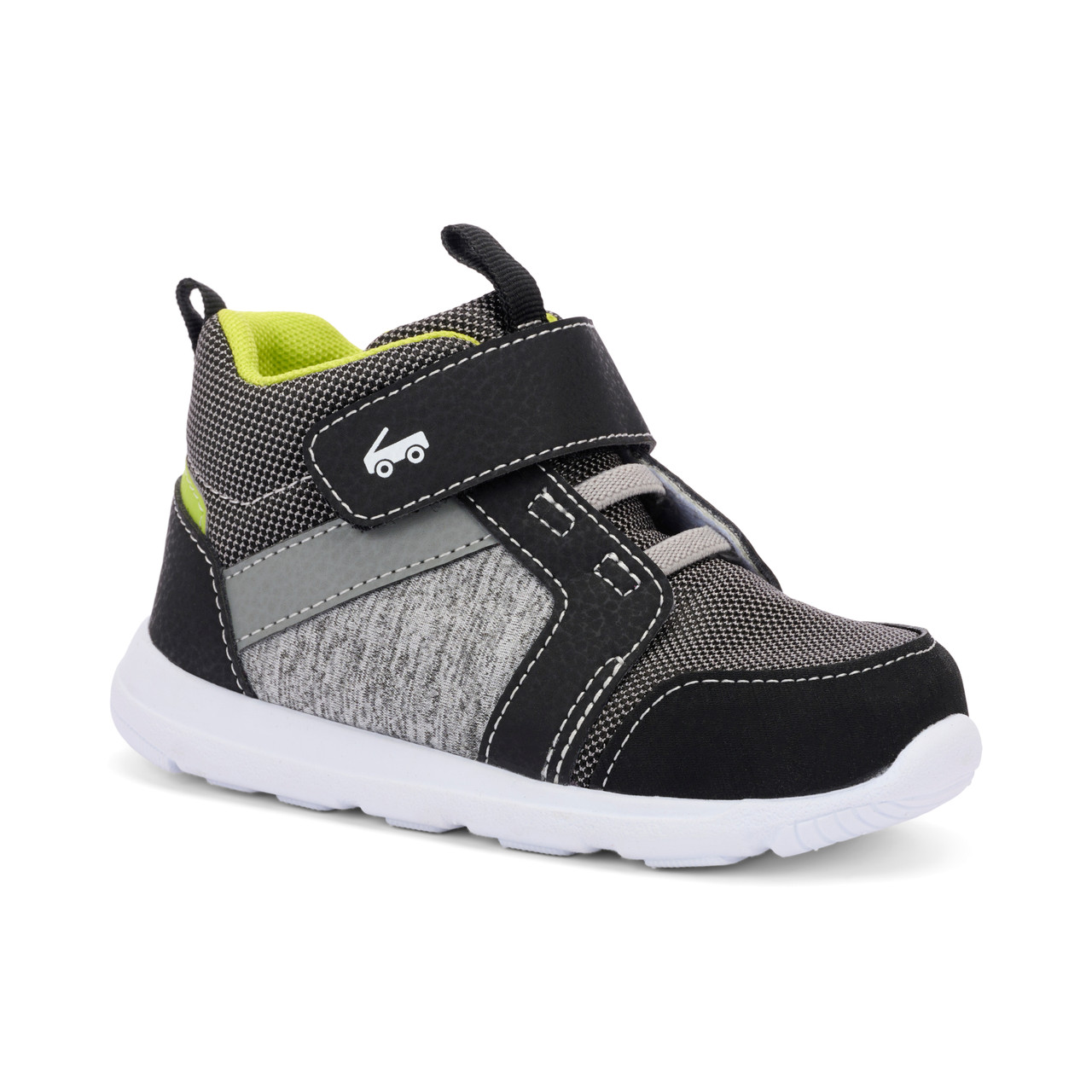 See Kai Run Ryder Lace High Top FlexiRun Black Boys Sneakers | 8