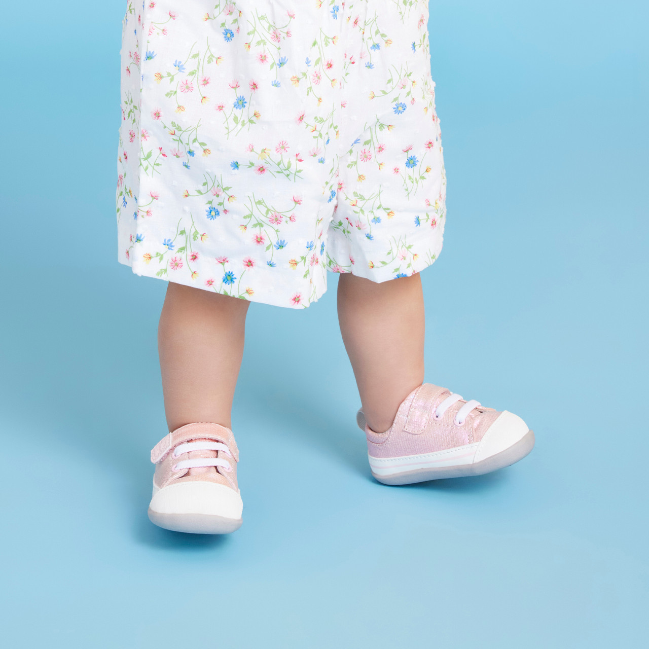 Stevie Mini (First Walker) Pink Metallic | See Kai Run