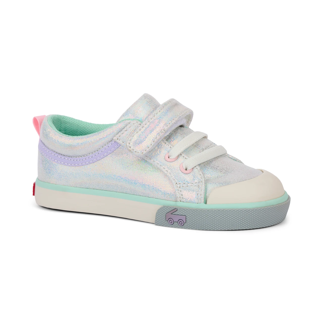 See Kai Run Kristin Silver Metallic, barefoot shoe