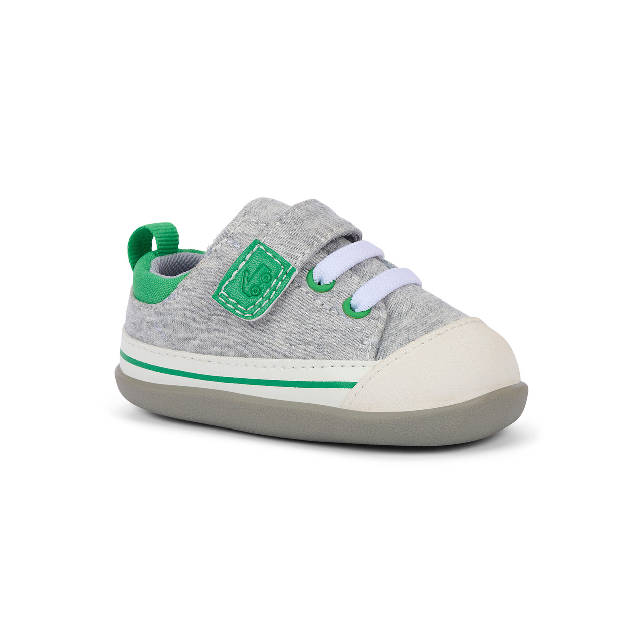 Stevie Mini (First Walker) Gray Jersey See Kai Run