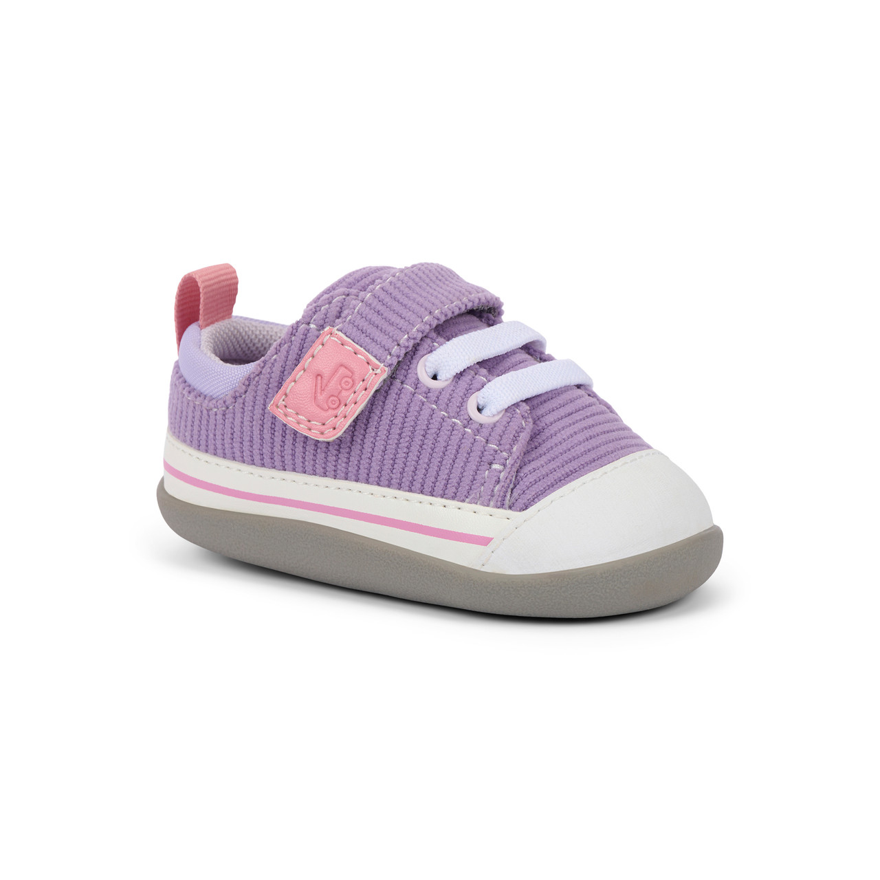 Stevie Mini Purple Corduroy See Kai Run - Main Image
