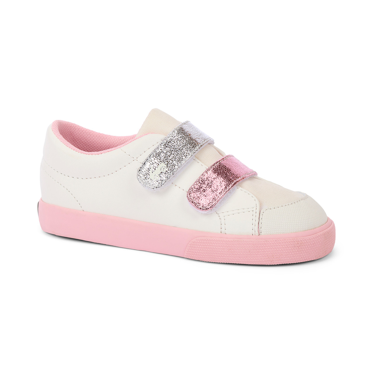 See Kai Run Morgan White/Pink Girls Sneakers | 6