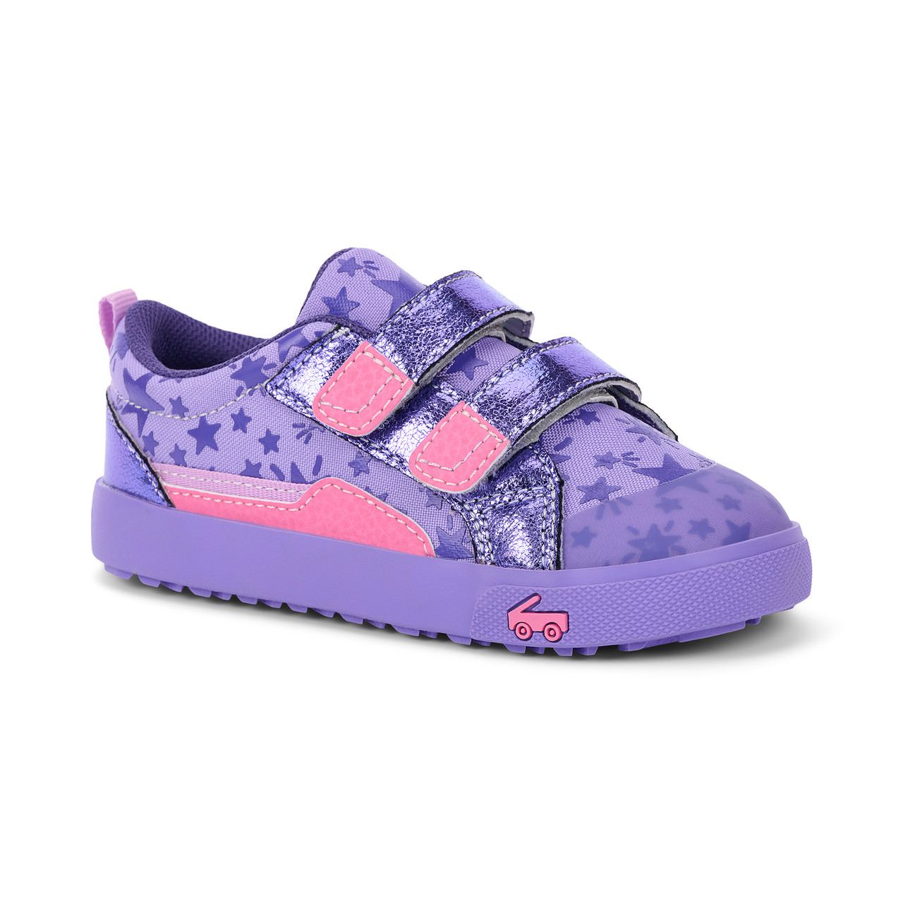 See Kai Run Riley Purple Superstars, barefoot shoe