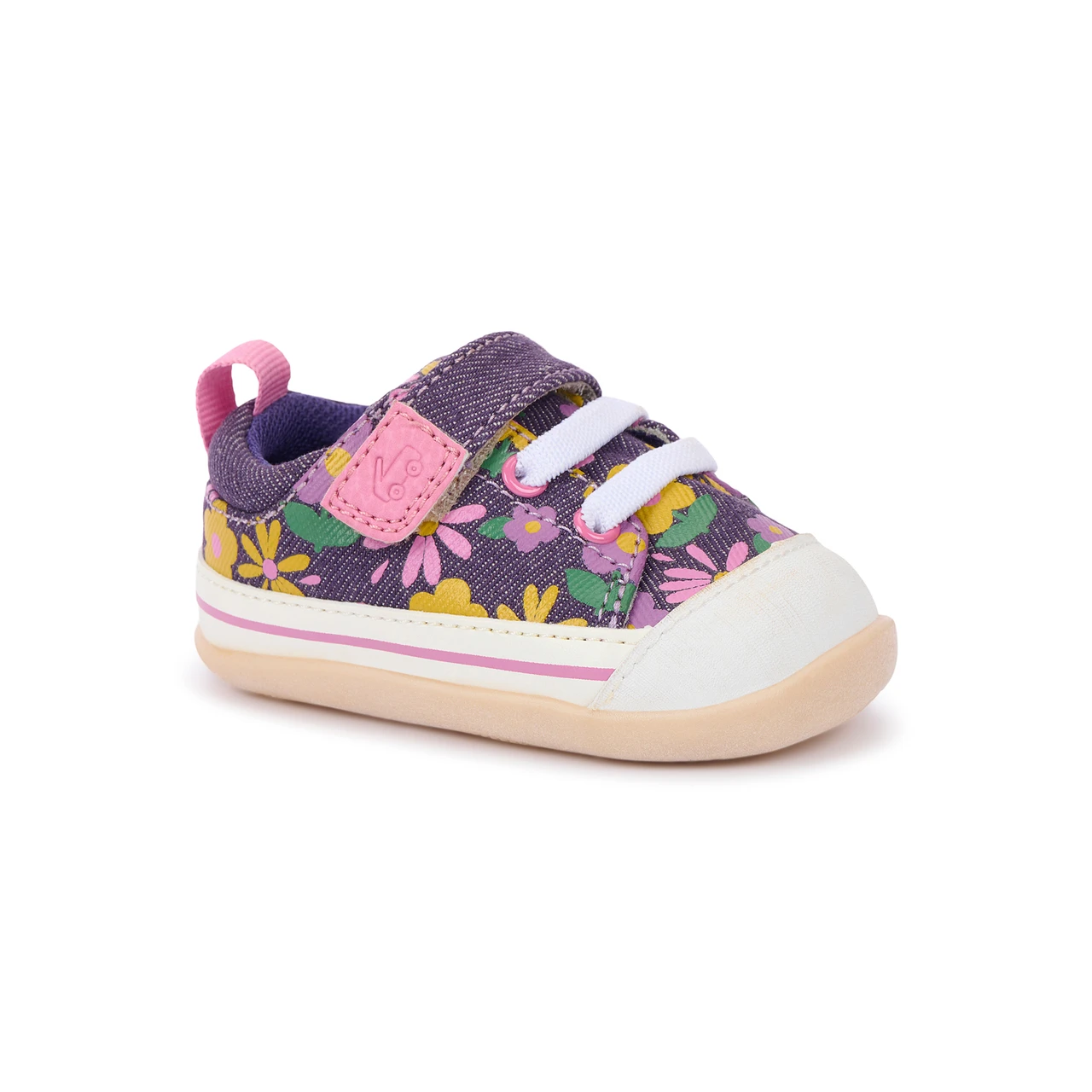 See Kai Run Stevie Mini Purple Floral, barefoot shoe