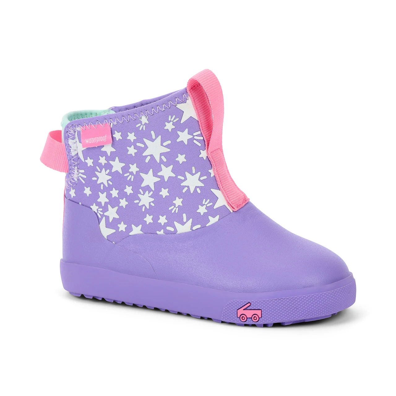 See Kai Run Ame Waterproof Purple Superstars, barefoot shoe