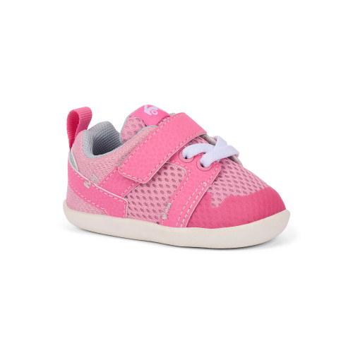 Side Angle View of the Viento Mini (First Walker) Pink Side Angle View of the Viento Mini (First Walker) Pink
