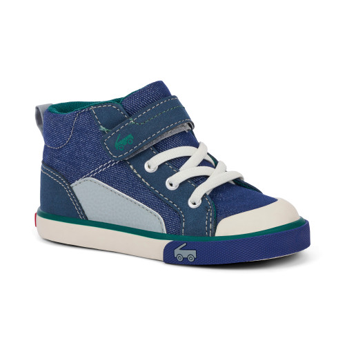 Dayton Navy Denim Front Angle