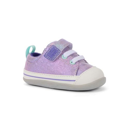 Stevie Mini Purple Metallic Front Angle