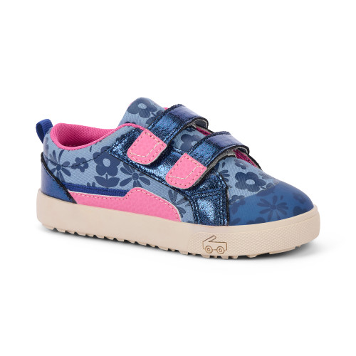 Riley Blue Floral Front Angle